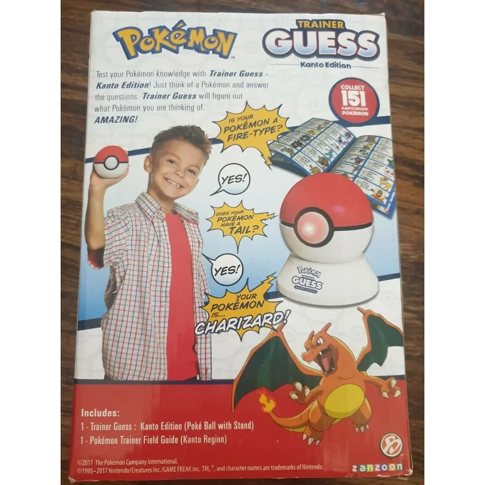 Pokemon Trainer Guess: Kanto‎ Edition Electronic Game - New & Sealed in Box